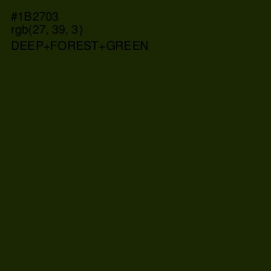 #1B2703 - Deep Forest Green Color Image